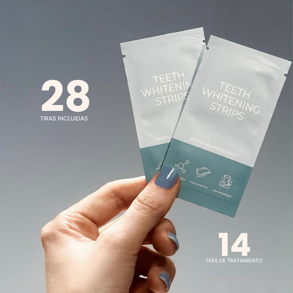 Velum Whitening Strips - 28 tiras, 14 días de tratamiento