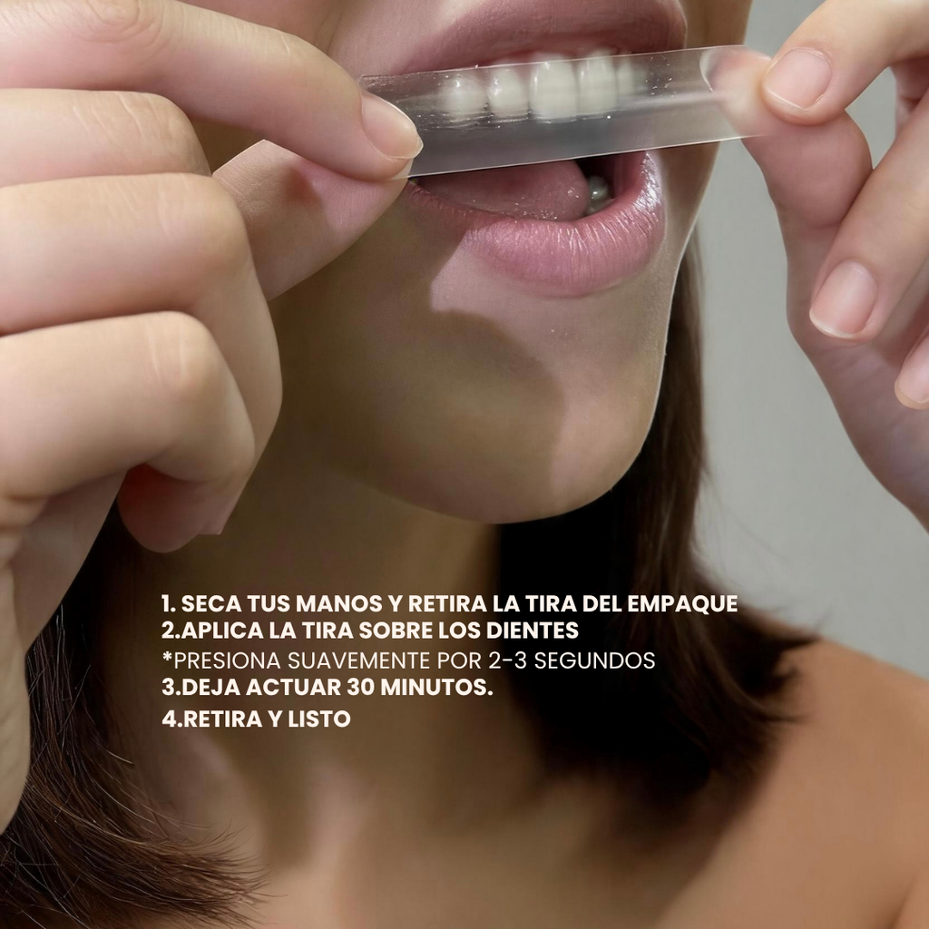 Cómo usar Velum Whitening Strips